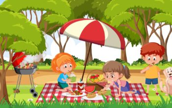 picnic con amigos